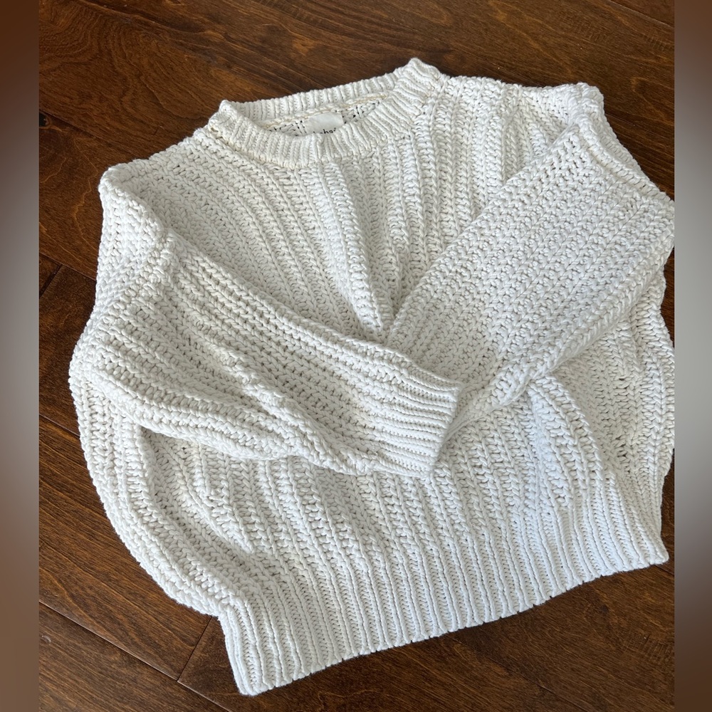 Babaà jumper no 18 OS READ - natural but bleached white